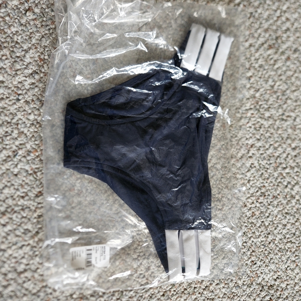 BNWT Seafolly Indigo Block Party Bikini Bottom